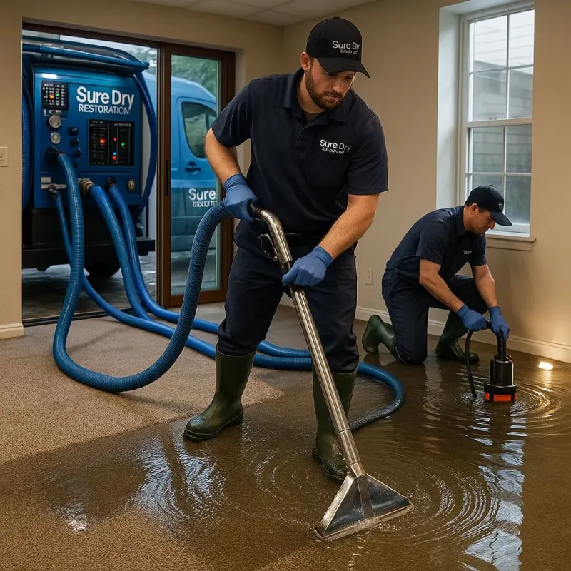 Water Extraction and Removal process in Glenolden, PA